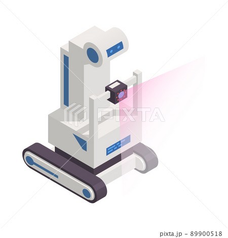 Modern Greenhouse Robot Composition 89900518