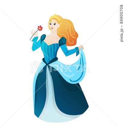 Pretty Medieval Princess Composition 89900708
