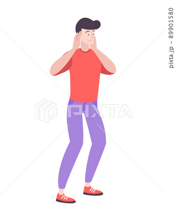 Stop Ears Man Composition 89901580