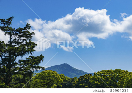 京都から見た比叡山 京都から見た比叡山 89904055