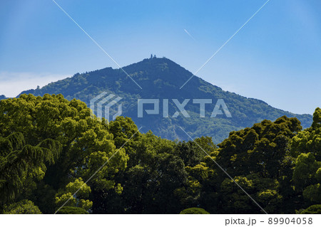 京都から見た比叡山 京都から見た比叡山 89904058
