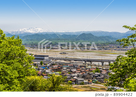 《石川県》加賀市中央公園からの白山展望 89904422