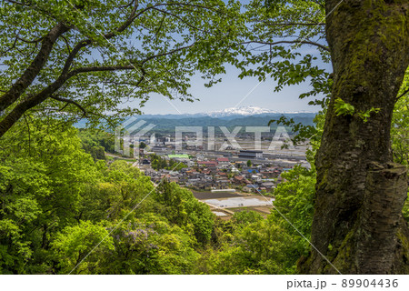 《石川県》加賀市中央公園からの白山展望 《石川県》加賀市中央公園からの白山展望 89904436