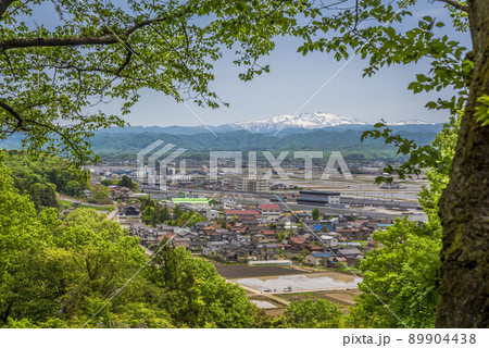 《石川県》加賀市中央公園からの白山展望 《石川県》加賀市中央公園からの白山展望 89904438