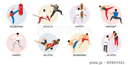 Martial Arts Isometric Compositions 89904481