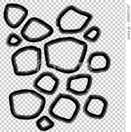 Freeform hand doodle freehand pebble line and shape sketch Freeform hand doodle freehand pebble line and shape sketch 89905547