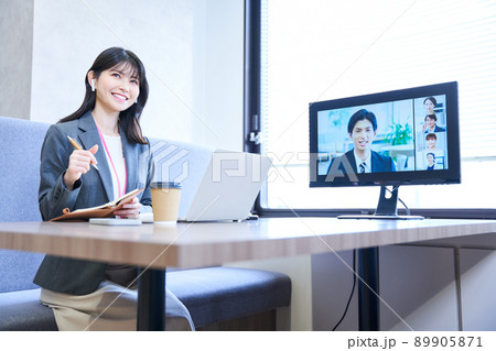 ミーティング 会議 オンライン会議 ビデオ会議 テレビ会議 ウェブ会議 ズーム会議 リモート ミーティング 会議 オンライン会議 ビデオ会議 テレビ会議 ウェブ会議 ズーム会議 リモート 89905871