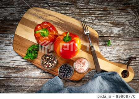 Sweet red pepper paprika. 89908770