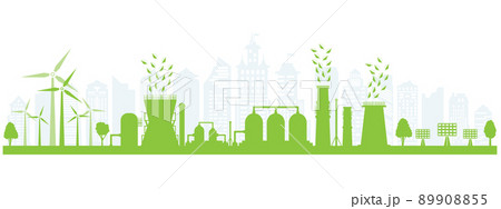 Environmentally friendly production. Think green. 89908855