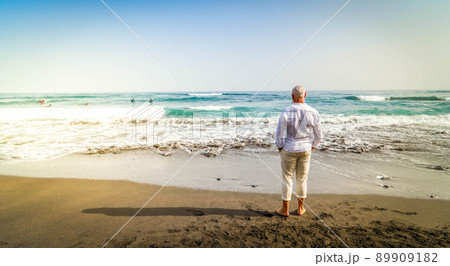 Elderly healthy people lifestyle and sport concept Elderly healthy people lifestyle and sport concept 89909182