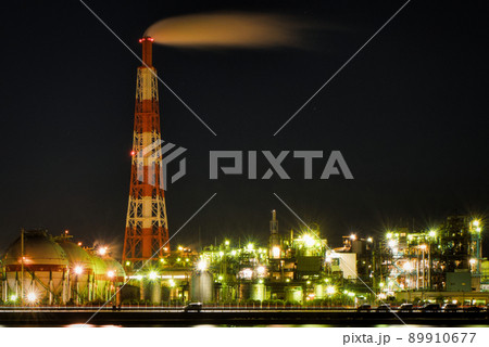 四日市市工場夜景(四日市ドーム) 四日市市工場夜景(四日市ドーム) 89910677