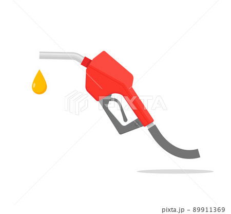 Fuel pump petrol icon drop hanging. Gas pump gun logo vector pipe gasoline Fuel pump petrol icon drop hanging. Gas pump gun logo vector pipe gasoline 89911369