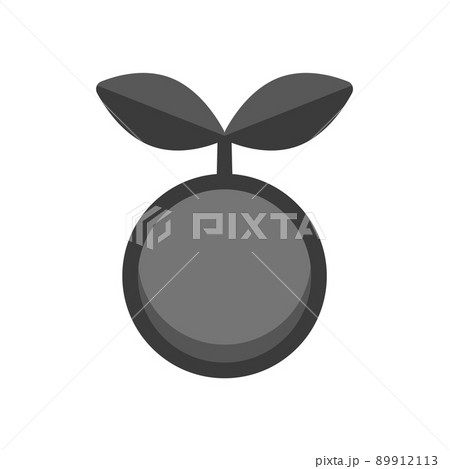 芽が出た土 or 地球 - 脱炭素･エコ･環境保護のイメージ素材 89912113