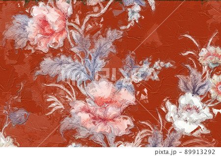 abstract oil painting flower illustration abstract oil painting flower illustration 89913292