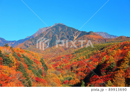 【山梨県】紅葉の八ヶ岳 89913690