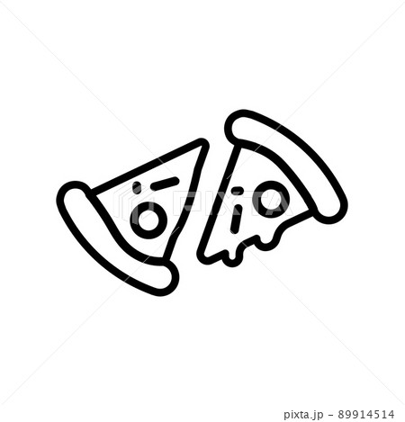 Illustration Vector Graphic of Pizza Icon Illustration Vector Graphic of Pizza Icon 89914514