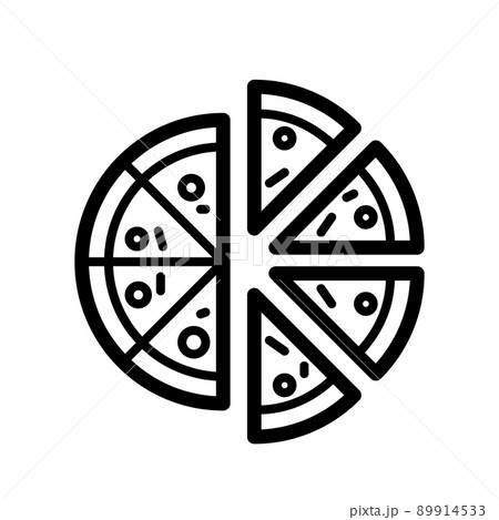 Illustration Vector Graphic of Pizza Icon 89914533