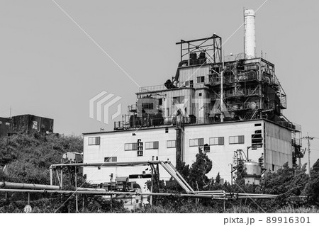 池島 廃火力発電所 モノクロ 【長崎市】 池島 廃火力発電所 モノクロ 【長崎市】 89916301