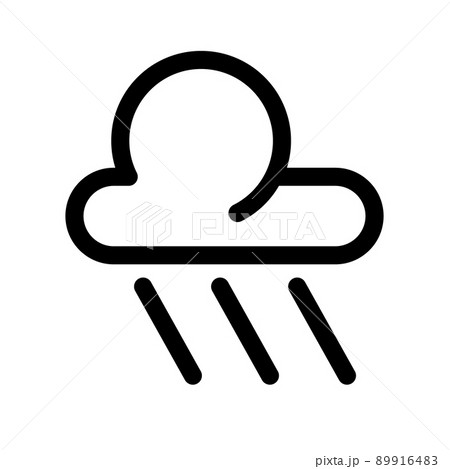 Illustration Vector Graphic of Rain Icon 89916483