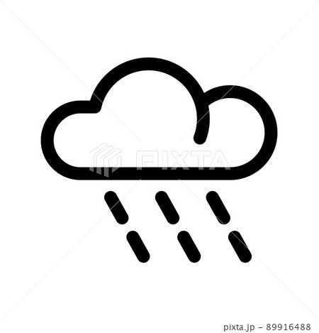 Illustration Vector Graphic of Rain Icon 89916488