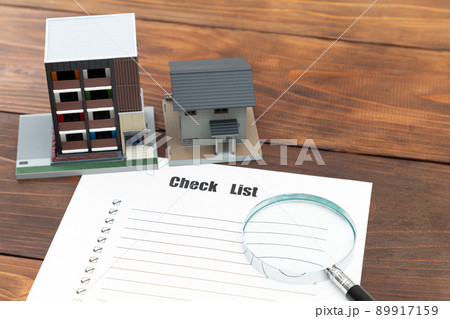 住宅模型とチェックリスト 89917159