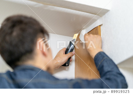 リフォーム　DIY　印刷化粧フィルム施工　ダイノックシート 89919325