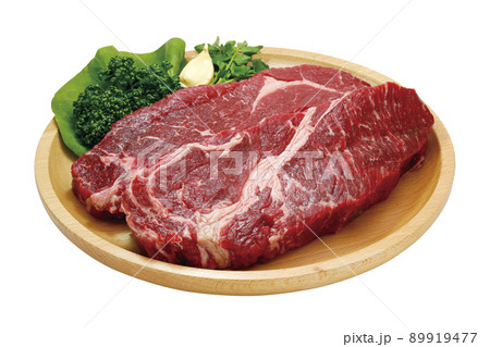 輸入牛肩ロース_ステーキ用01（パス付） 89919477