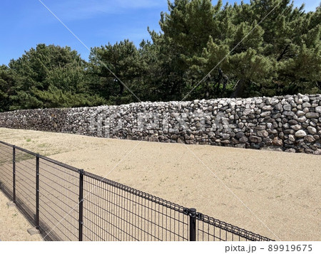 蒙古襲来に備えた元寇防塁、石築地 蒙古襲来に備えた元寇防塁、石築地 89919675