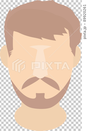 Male beard anchor Male beard anchor 89920261