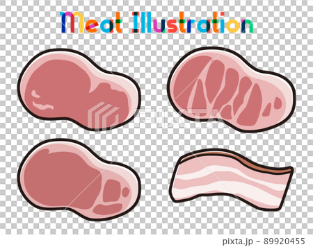 簡單可愛的肉插圖集 簡單可愛的肉插圖集 89920455