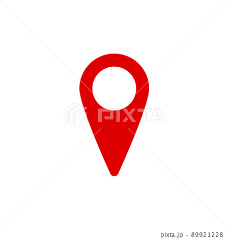 マップピン 赤 89921228