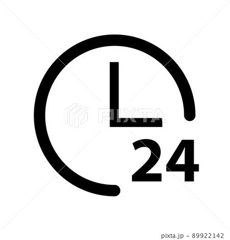 24時間営業 時計 89922142