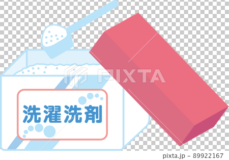 洗濯洗剤_粉洗剤_蓋半開き 89922167