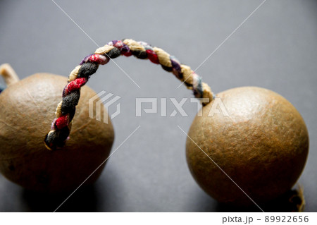 Traditional thelevi gourg, or aslatua, kasskass on black background Traditional thelevi gourg, or aslatua, kasskass on black background 89922656