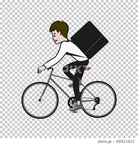 j Pop and cute line drawing vector illustration of a cyclist j Pop and cute line drawing vector illustration of a cyclist 89922822