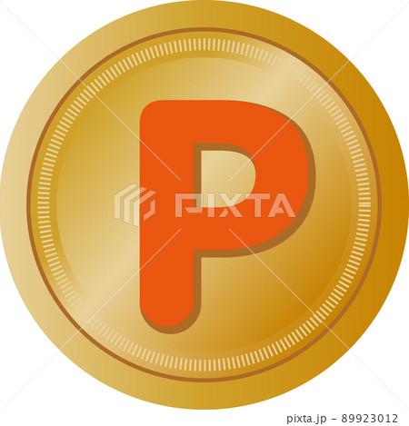 Pコイン　ポイントコイン　金色　ゴールド　赤 89923012