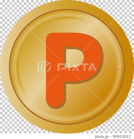 Pコイン　ポイントコイン　金色　ゴールド　赤 89923012