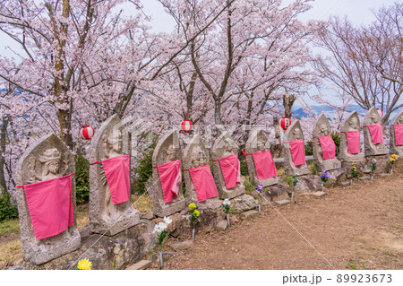 瀬戸内しまなみ海道 伯方島・開山公園桜祭り 地蔵尊 瀬戸内しまなみ海道 伯方島・開山公園桜祭り 地蔵尊 89923673