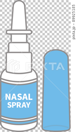 点鼻薬のボトルを正面から見たイラスト 89925185