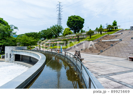 神奈川県　津久井湖城山公園　水の苑地 89925669