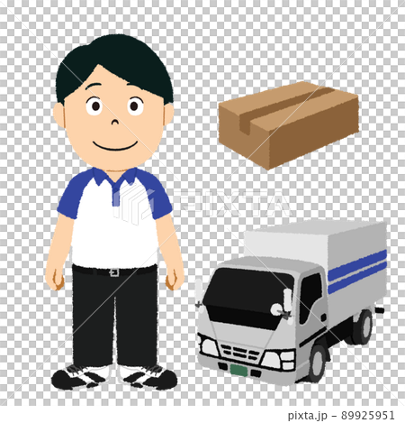 運送会社のイラスト 89925951
