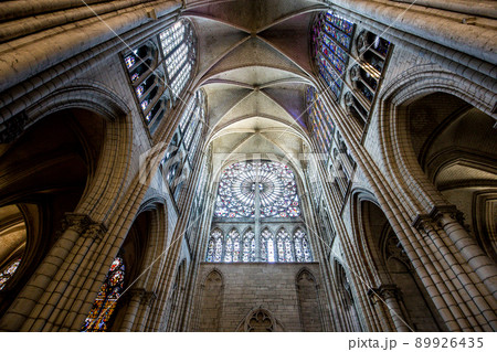 Interiors of the cathedral, Troyes, France Interiors of the cathedral, Troyes, France 89926435