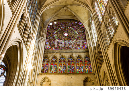 Interiors of the cathedral, Troyes, France Interiors of the cathedral, Troyes, France 89926438