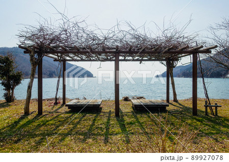 琵琶湖北端の塩津浜緑地公園(滋賀県長浜市) 琵琶湖北端の塩津浜緑地公園(滋賀県長浜市) 89927078