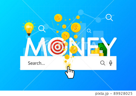 Money budget, great design for any purposes. Abstract illustration. 3d vector illustration Money budget, great design for any purposes. Abstract illustration. 3d vector illustration 89928025