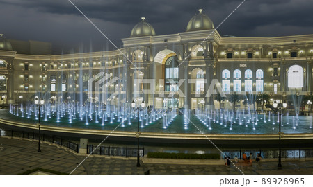 Place Vendome Mall in Lusail city, Qatar interior view at night