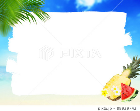 トロピカルな背景素材 89929742