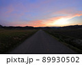 田舎の夕焼け 89930502