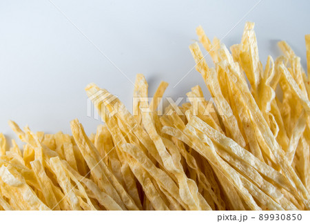 fish snack flavour isolated on white background 89930850