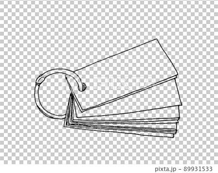 Pen drawing illustration of word card Pen drawing illustration of word card 89931533